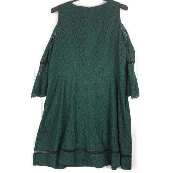 Eliza J cold shoulder bell sleeve lace dress 8142 - Picture 5 of 5